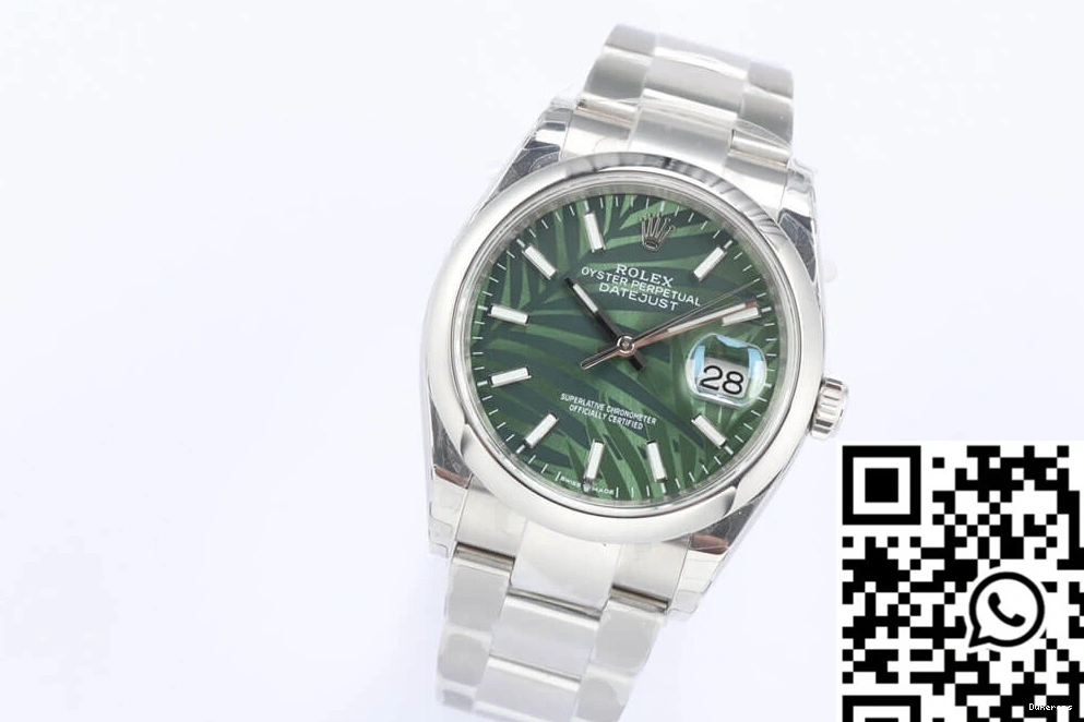 Dial Palm Green Leaf Olive EW Factory Datejust Pattern M126200-0020 Rolex 0512